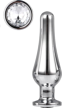 Dream Toys - Gleaming Love Silver Pleasure Plug - M