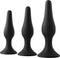 Dream Toys - Set 3 anaalpluggen in 3 maten met zuignap
