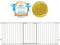 Dreambaby New Port Adapta - Extra breed Traphekje - Breed veiligheidshekje - 85.5-200 cm - Wit