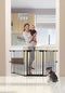 Dreambaby New Port Adapta Traphekje zwart 85.5 cm 200 cm - Extra breed veiligheidshekje