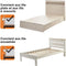Dreambaby Nicole Bed Barriere - Bedden en platte bedden - meten van 150 cm breed en 50 cm hoog - grijs