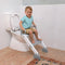 Dreambaby Step-Up Toilet Trainer - wc verkleiner met trapje - toiletverkleiner - Grijs-Wit