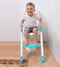 Dreambaby Step-Up Toilet Trainer - wc verkleiner met trapje - toiletverkleiner - Aqua-Wit