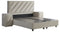 Dreamehouse Boxspring Shinebedd - Beige - 160x200 - Met Bergruimte