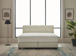 Dreamhouse - Boxspring Teddy Bouclé - 140 x 200 cm - Beige