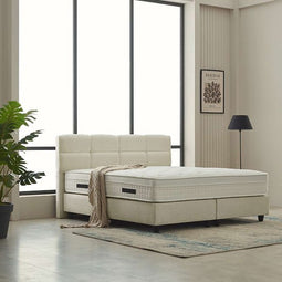 Dreamhouse - Boxspring Teddy Bouclé - 180 x 200 cm - Beige