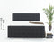 Dreamhouse® Shurgard Boxspring met Opbergruimte en Voetbord - Bed - 180 x 200 cm - Antraciet - Complete boxspring