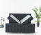 Dreamhouse® Shurgard Boxspring met Opbergruimte en Voetbord - Bed - 180 x 200 cm - Antraciet - Complete boxspring