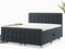 Dreamhouse® Shurgard Boxspring met Opbergruimte en Voetbord - Bed - 180 x 200 cm - Antraciet - Complete boxspring