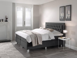 Dreamhouse Valentina Comfort Boxspring - Boxspring - Pocketvering - 140x200 - Antraciet