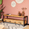 Dressoir 168 cm - industrieel dressoir - Dressoir hout - zwarte kast