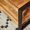 Dressoir 168 cm - industrieel dressoir - Dressoir hout - zwarte kast