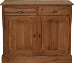 Dressoir 2 deurs - 100x45x85- Naturel - Teak