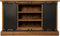 Dressoir Blackburn - 180x50x85 - Naturel/zwart - Teak/metaal