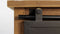 Dressoir Blackburn - 180x50x85 - Naturel/zwart - Teak/metaal