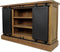 Dressoir Blackburn - 180x50x85 - Naturel/zwart - Teak/metaal