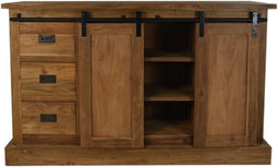 Dressoir Blackburn 2 deurs - 140x42x86 - Teak - Naturel