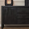 Dressoir Boaz - 160 cm - zwart