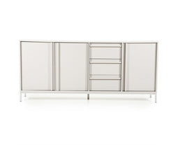 Dressoir Boaz 180 cm metaal - Beige | BY-BOO