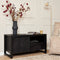 Dressoir Boaz - 200 cm - zwart