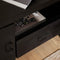 Dressoir Boaz - 200 cm - zwart
