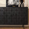 Dressoir Brandy - 220 cm - zwart