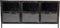 Dressoir Brooklyn - 150x40x70 - Natural Steel - Ijzer/glas