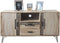 Dressoir - buffet paulownia metal 120x41x65 - metaal
