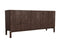 Dressoir Donkerbruin Eikenhout - 160x46x73cm - Arun - Giga Living