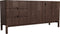 Dressoir Donkerbruin Eikenhout - 160x46x73cm - Arun - Giga Living