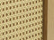 Dressoir Eiken Melamine - Rotan - Dichte kast - 140x40x80cm