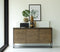 Dressoir Eikenhout Donkerbruin - 155cm - 3-Deurs - Kast Rivoli - Giga Living