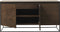 Dressoir Eikenhout Donkerbruin - 155cm - 3-Deurs - Kast Rivoli - Giga Living