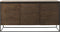 Dressoir Eikenhout Donkerbruin - 155cm - 3-Deurs - Kast Rivoli - Giga Living