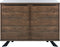 Dressoir Eikenhout Donkerbruin - 2 Deurs - 2 Vakken - Kast Arno - Giga Living