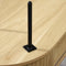 Dressoir Eikenhout Naturel - 4 Planken - Schuifdeuren - Kast Nola - Giga Living
