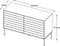 Dressoir Eikenhout - Openslaande deuren - 120x45x78cm