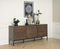 Dressoir Eikenhout - Openslaande deuren - 180x45x78cm