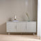 Dressoir Greige Metaal/MDF - 3-Deuren - 160x45x75cm - Palma - Giga Living
