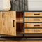 Dressoir industrieel - Dressoir Sanne - Mangohout dressoir 210 cm
