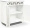Dressoir Jersey – 2 Deuren 2 planken 76x65x35cm - Landhuisstijl Wit