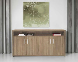 Dressoir kast van hout Chief 89x168x42cm in Robson eiken