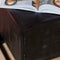 Dressoir Mangohout - Dressoir Daan - zwarte Dressoir 165 cm