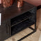 Dressoir Mangohout - Dressoir Daan - zwarte Dressoir 165 cm