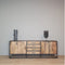 Dressoir Mangohout - Dressoir Milan - Zwart dressoir 210 cm