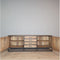 Dressoir Mangohout - Dressoir Milan - Zwart dressoir 210 cm