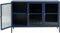 Dressoir Metaal Blauw - 132cm - 3-Deurs - Soft Closing - Kast Bronco - Giga Living