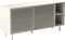 Dressoir Metaal Greige - Schuifdeuren - 45x160x75cm - Veep - Giga Living