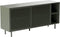 Dressoir Metaal Groen - Schuifdeuren - 45x160x75cm - Veep - Giga Living