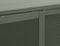 Dressoir Metaal Groen - Schuifdeuren - 45x160x75cm - Veep - Giga Living